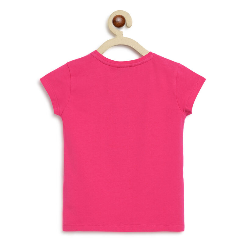 Printed Short-sleeve T-shirt Pink image number null